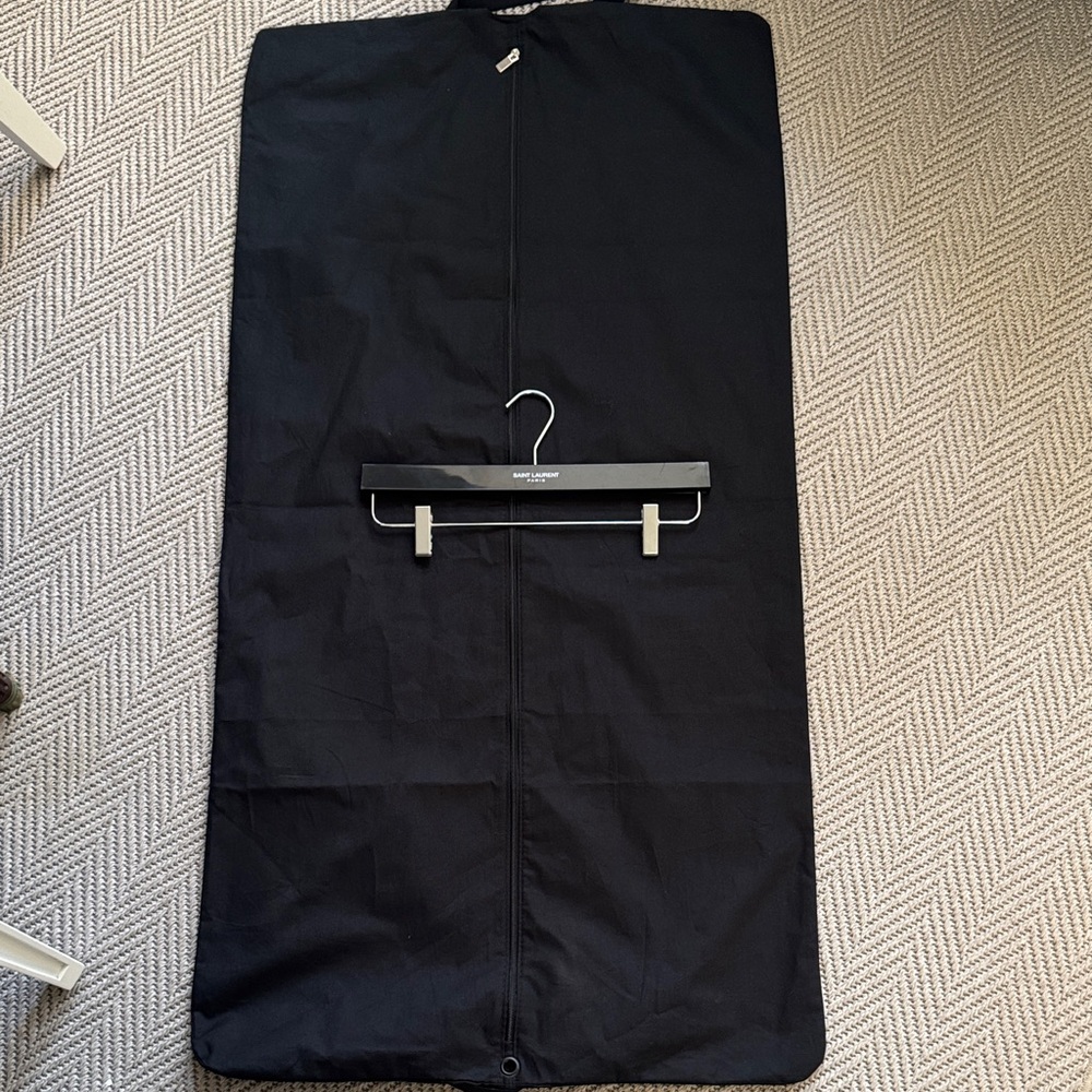Saint Laurent Elegant Black Garment Cover